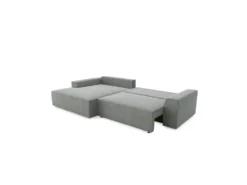 Canapé Angle Gauche Convertible Coffre Velours Gris 300x174cm 11 Canapé Angle Gauche Convertible Coffre Velours Gris 300x174cm -Canapé Soldes Boutique canape 21219751
