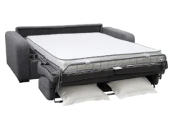Canapé 4 Places Convertible Express En Tissu Gris Anthracite - Matelas 14 Cm - Couchage 160cm - BEVIS 8 Canapé 4 Places Convertible Express En Tissu Gris Anthracite - Matelas 14 Cm - Couchage 160cm - BEVIS -Canapé Soldes Boutique canape 2146033