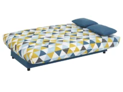 Canapé Convertible Clic-clac En Tissu SALOON Avec Coffre De Rangement - Bleu Imprimé GRAPHIC 15 Canapé Convertible Clic-clac En Tissu SALOON Avec Coffre De Rangement - Bleu Imprimé GRAPHIC -Canapé Soldes Boutique canape 219185