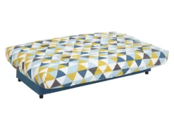 Canapé Convertible Clic-clac En Tissu SALOON Avec Coffre De Rangement - Bleu Imprimé GRAPHIC 17 Canapé Convertible Clic-clac En Tissu SALOON Avec Coffre De Rangement - Bleu Imprimé GRAPHIC -Canapé Soldes Boutique canape 219187