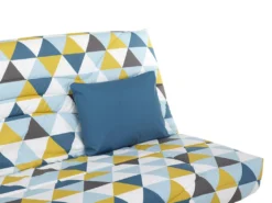 Canapé Convertible Clic-clac En Tissu SALOON Avec Coffre De Rangement - Bleu Imprimé GRAPHIC 18 Canapé Convertible Clic-clac En Tissu SALOON Avec Coffre De Rangement - Bleu Imprimé GRAPHIC -Canapé Soldes Boutique canape 219199