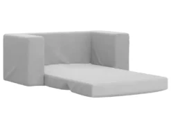 Canapé-lit Pour Enfants à 2 Places Gris Clair Peluche Douce -Canapé Soldes Boutique canape 21991799