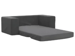 Canapé-lit Pour Enfants à 2 Places Anthracite Peluche Douce -Canapé Soldes Boutique canape 21993983