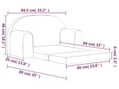 Canapé-lit Pour Enfants à 2 Places Gris Clair Avec étoiles -Canapé Soldes Boutique canape 21994163
