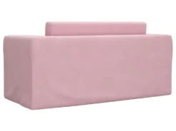 Canapé-lit Pour Enfants à 2 Places Rose Peluche Douce -Canapé Soldes Boutique canape 21996651