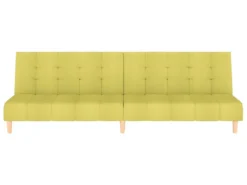 Canapé-lit à 2 Places Vert Tissu -Canapé Soldes Boutique canape 22001123