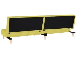 Canapé-lit à 2 Places Vert Tissu -Canapé Soldes Boutique canape 22001125