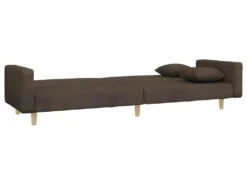 Canapé-lit à 2 Places Avec Deux Oreillers Taupe Tissu 15 Canapé-lit à 2 Places Avec Deux Oreillers Taupe Tissu -Canapé Soldes Boutique canape 22002197