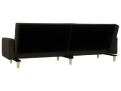 Canapé-lit à 2 Places Avec Deux Oreillers Taupe Tissu 16 Canapé-lit à 2 Places Avec Deux Oreillers Taupe Tissu -Canapé Soldes Boutique canape 22002199