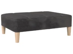 Canapé-lit à 2 Places Avec Tabouret Gris Foncé Tissu 18 Canapé-lit à 2 Places Avec Tabouret Gris Foncé Tissu -Canapé Soldes Boutique canape 22002661