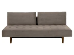 Blain Canapé-lit Avec 2 Oreillers Beige, Fumé. -Canapé Soldes Boutique canape 22043323