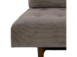 Blain Canapé-lit Avec 2 Oreillers Beige, Fumé. -Canapé Soldes Boutique canape 22043329