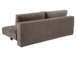 Blain Canapé-lit Avec 2 Oreillers Beige, Fumé. -Canapé Soldes Boutique canape 22043333