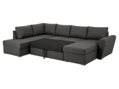 Stefan Canapé-lit Avec Chaise Longue Côté Droit, Gris. -Canapé Soldes Boutique canape 22043349