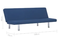Canapé-lit Bleu Polyester -Canapé Soldes Boutique canape 22059715