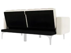 Canapé-lit Crème Tissu -Canapé Soldes Boutique canape 22059795