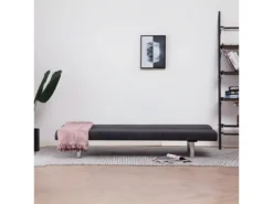 Canapé-lit Gris Foncé Polyester -Canapé Soldes Boutique canape 22059967