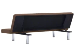 Canapé-lit Taupe PolyestervidaXL Canapé-lit Marron Polyester -Canapé Soldes Boutique canape 22060109