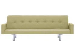 Canapé-lit Avec Accoudoir Vert Polyester -Canapé Soldes Boutique canape 22060177