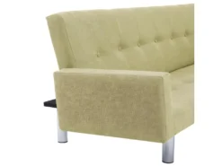 Canapé-lit Avec Accoudoir Vert Polyester -Canapé Soldes Boutique canape 22060185