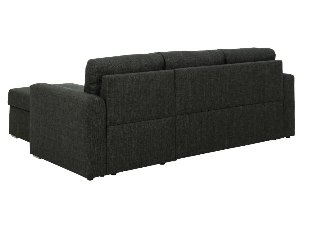 Flemingsburg Canapé-lit Avec Chaise Longue, Gris Foncé. 6 Flemingsburg Canapé-lit Avec Chaise Longue, Gris Foncé. – Image 6