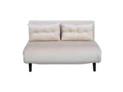 Vicky Canapé-lit Velours Beige.