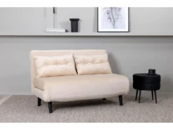 Vicky Canapé-lit Velours Beige. -Canapé Soldes Boutique canape 22105097