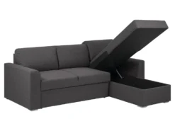 Flemingsburg Canapé-lit Avec Chaise Longue, Gris. -Canapé Soldes Boutique canape 22105179