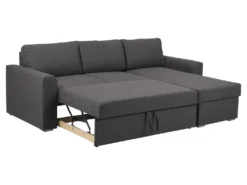 Flemingsburg Canapé-lit Avec Chaise Longue, Gris. -Canapé Soldes Boutique canape 22105181