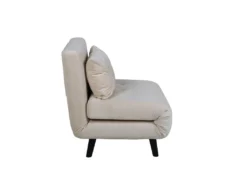 Vicky Canapé-lit ,fauteuil Velours Beige. -Canapé Soldes Boutique canape 22105205
