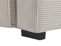 Canapé 3 Places Relax électrique En Velours Cotelé Gris Clair AMELIO -Canapé Soldes Boutique canape 22150927