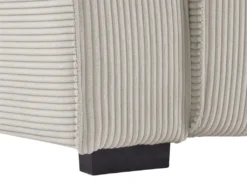 Canapé D'angle Droit Relax électrique En Velours Cotelé Gris Clair AMELIO -Canapé Soldes Boutique canape 22177633