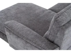 Canapé D'angle Droit Relax électrique En Tissu Anthracite TELTI -Canapé Soldes Boutique canape 22216895