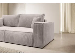 Canapé Convertible - 257x102 Cm - 3 Places - Crème - FARESE -Canapé Soldes Boutique canape 22250931