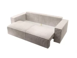 Canapé Convertible - 257x102 Cm - 3 Places - Crème - FARESE -Canapé Soldes Boutique canape 22250937