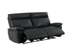 Canapé 3 Places Relax électrique En Cuir De Vachette Noir NOVENA 17 Canapé 3 Places Relax électrique En Cuir De Vachette Noir NOVENA -Canapé Soldes Boutique canape 22253857