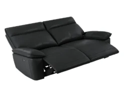 Canapé 3 Places Relax électrique En Cuir De Vachette Noir NOVENA 18 Canapé 3 Places Relax électrique En Cuir De Vachette Noir NOVENA -Canapé Soldes Boutique canape 22253859