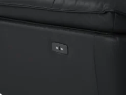 Canapé 3 Places Relax électrique En Cuir De Vachette Noir NOVENA 21 Canapé 3 Places Relax électrique En Cuir De Vachette Noir NOVENA -Canapé Soldes Boutique canape 22253863