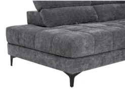 Canapé D'angle Gauche Relax électrique Avec Assise Coulissante En Tissu Anthracite MONISO 18 Canapé D'angle Gauche Relax électrique Avec Assise Coulissante En Tissu Anthracite MONISO -Canapé Soldes Boutique canape 22351079