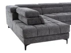 Canapé D'angle Gauche Relax électrique Avec Assise Coulissante En Tissu Anthracite MONISO 16 Canapé D'angle Gauche Relax électrique Avec Assise Coulissante En Tissu Anthracite MONISO -Canapé Soldes Boutique canape 22351343