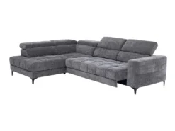 Canapé D'angle Gauche Relax électrique Avec Assise Coulissante En Tissu Anthracite MONISO 14 Canapé D'angle Gauche Relax électrique Avec Assise Coulissante En Tissu Anthracite MONISO -Canapé Soldes Boutique canape 22351411