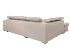 Canapé D'angle SOAN Convertible En Tissu - Beige - Angle Gauche -Canapé Soldes Boutique canape 22357879