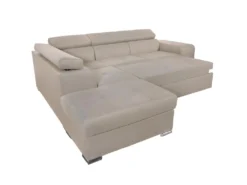 Canapé D'angle SOAN Convertible En Tissu - Beige - Angle Gauche -Canapé Soldes Boutique canape 22357881