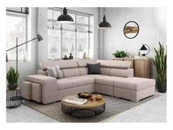 Canapé D'angle SOAN Convertible En Tissu - Beige - Angle Droit 13 Canapé D'angle SOAN Convertible En Tissu - Beige - Angle Droit -Canapé Soldes Boutique canape 22357889