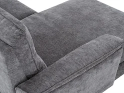 Canapé D'angle Gauche Relax électrique En Tissu Anthracite TELTI -Canapé Soldes Boutique canape 22358669