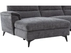 Canapé D'angle Gauche Relax électrique En Tissu Anthracite TELTI -Canapé Soldes Boutique canape 22358767