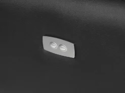 Canapé D'angle Relax électrique En Cuir SITIA - Noir - Angle Droit -Canapé Soldes Boutique canape 223705 1