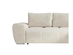 CASSANDRA - Canapé D'angle Convertible Avec Coffre En Tissu - Beige - Angle Droit -Canapé Soldes Boutique canape 22372145