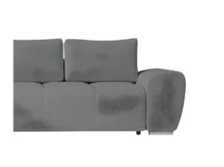 CASSANDRA - Canapé D'angle Convertible Avec Coffre En Tissu - Gris - Angle Gauche -Canapé Soldes Boutique canape 22372545