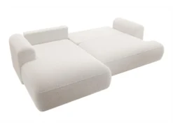Canapé D'angle - 260 Cm - Avec Fonction De Couchage En Forme De L - Crème - Avec Coffre En Boucle - Côté Gauche - OVO 8 Canapé D'angle - 260 Cm - Avec Fonction De Couchage En Forme De L - Crème - Avec Coffre En Boucle - Côté Gauche - OVO -Canapé Soldes Boutique canape 22413757